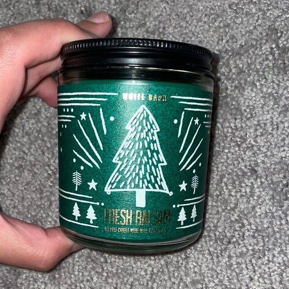 BBW fresh balsam limited edition scented sjngle wick candle - Picture 5 of 8